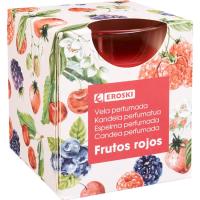 Vela olor a frutos rojos EROSKI, 1 ud