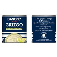 Yogur griego sabor lima/limón DANONE, pack 4x110 g