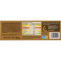 Turrón praliné dulce de leche EROSKI, caja 150 g