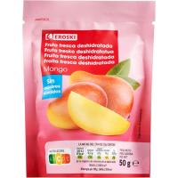 Mango deshidratado EROSKI, bolsa 50 g