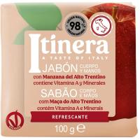 Jabón de manzana protector ITINERA, pastilla 100 g