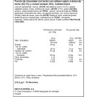 Turrón dulce de leche extrafino NESTLÉ, tableta 215 g