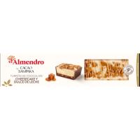 Turrón tarta de queso y dulce de leche EL ALMENDRO, caja 190 g