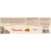 Turrón duro EL ALMENDRO, caja 75 g