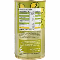 Aceituna rellena de limón EROSKI, lata 150 g