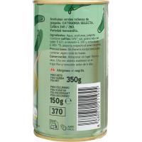 Aceituna rellena jalapeño EROSKI, lata 150 g