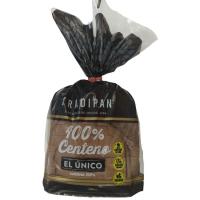 Pan de molde centeno 100% TRADIPAN, paquete 450 g