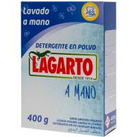 Detergente en polvo LAGARTO, caja 400g