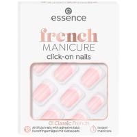 Uñas artificiales click-on french manicur 01 ESSENCE, 1 ud