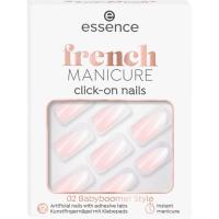 Uñas artificiales click-on french manicur 02 ESSENCE, 1 ud