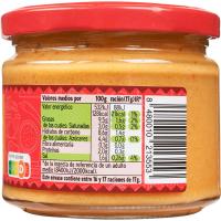 Salsa de queso EROSKI, frasco 280 g