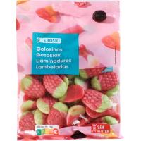 Golosina de fresas EROSKI, bolsa 200 g