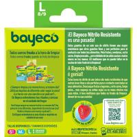 Guantes nitrilo talla L BAYECO, caja 20 uds