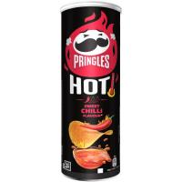 Patatas hot sweet sabor chili PRINGLES, tubo 160 g