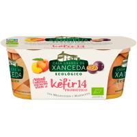 Kefir eco sabor maracuya/melocotón C. G. XANCEDA, pack 2x125 g