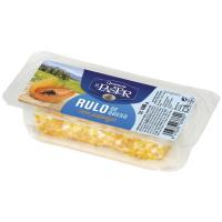 Queso rulo de vaca con papaya EL PASTOR, rulo 100 g