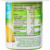 Bífidus cremoso limón 0% EROSKI, pack 4x125 g