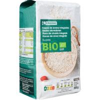 Copos de avena integral EROSKI BIO, paquete 500 g