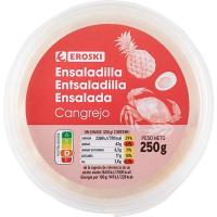 Ensaladilla de cangrejo EROSKI, tarrina 250 g