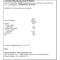 Queso mezcla semicurado EL PASTOR, lonchas, bandeja 70 g