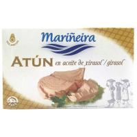 Atún en aceite de girasol MARIÑEIRA, lata 111 g