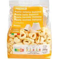 Tortellini con queso EROSKI, paquete 250 g