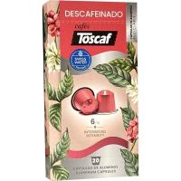 Café descafeinado compatible Nespreso TOSCAF, caja 20 uds