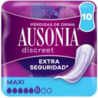 Compresa maxi AUSONIA DISCREET, paquete 10 uds