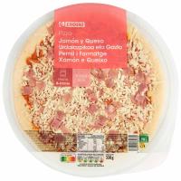 Pizza de jamón y queso EROSKI, 1 ud, 330 g