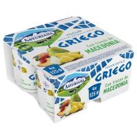 Yogur griego con macedonia ASTURIANA, pack 4x125 g