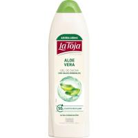 Gel de ducha aloe vera LA TOJA, bote 600 ml