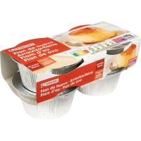 Flan de huevo EROSKI, pack 4x100 g