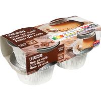 Flan café EROSKI, pack 4x100 g