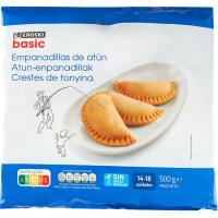 Empanadillas de atún EROSKI, bolsa 500 g