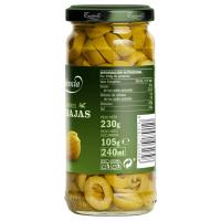 Aceitunas verdes en rodajas EXCELENCIA, frasco 105 g