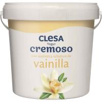 Yogur cremoso de vainilla CLESA, cubeta 900 g