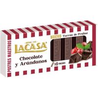 Turrón de arándanos LACASA, caja 225 g