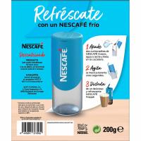 Café soluble descafeinado NESCAFÉ, frasco 200 g + Coctelera