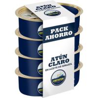 Atun claro girasol COSTATUN, pack de 4x110g