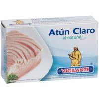 Atún claro al natural VIGILANTE, lata 78 g