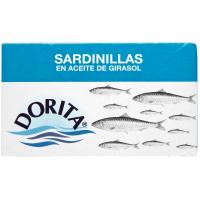 Sardinilla en aceite de girasol DORITA, lata 81 g