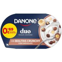 Yogur choco balls DANONE, tarrina 100 g