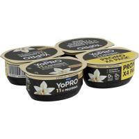 Leche fermentada sabor vainilla YOPRO, pack 4x120 g