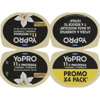 Yogur de proteína con vainilla YOPRO, pack 4x120 g