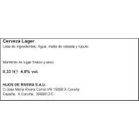 Cerveza Nugget LUPIA, lata 33 cl