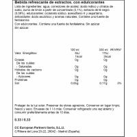 Refresco de té al limón sin azúcar FUZE TEA, lata 33 cl