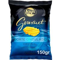 Patata premium ondulada sal LAY'S GOURMET, bolsa 150 g