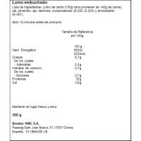 Lomo embuchado SOLARIEGO, taco 300 g