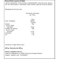 Socorritos lazos al glas SOCORRITOS DE CERVERA, caja 250 g