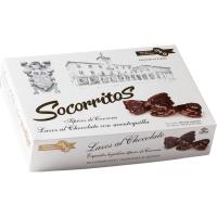 Socorritos lazos al chocolate SOCORRITOS DE CERVERA, caja 300 g